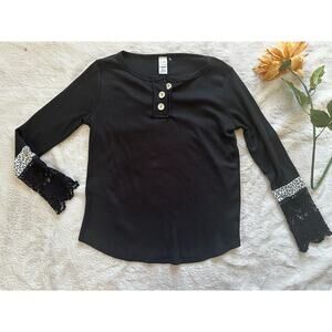 Ray Waffle Knit LS Shirt Size Small NWOT